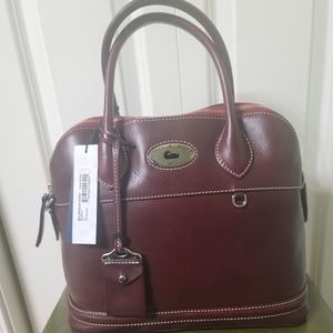 Dooney Toscana Domed Satchel (burgundy) - New